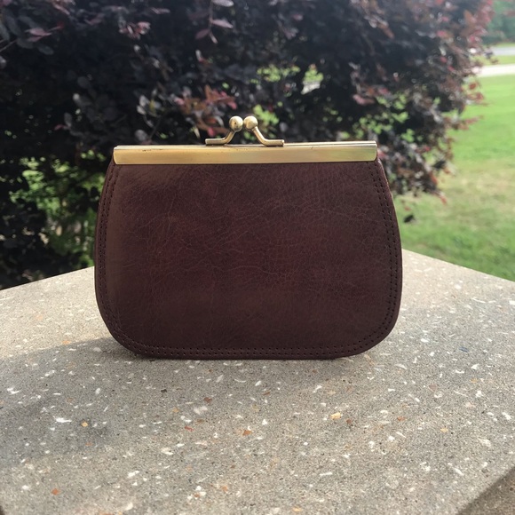 Vintage Handbags - Vintage Small Genuine Leather Small Wallet